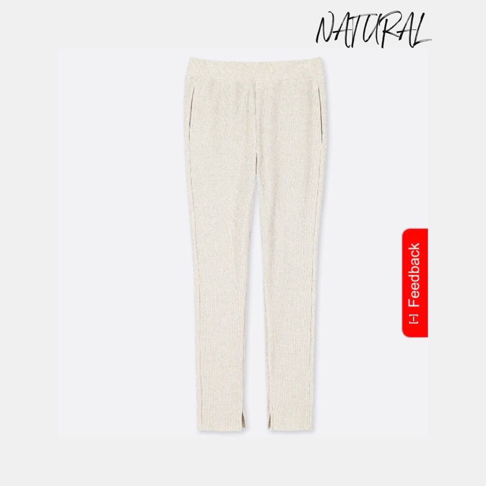 Natural Ribbed Legging PanTs